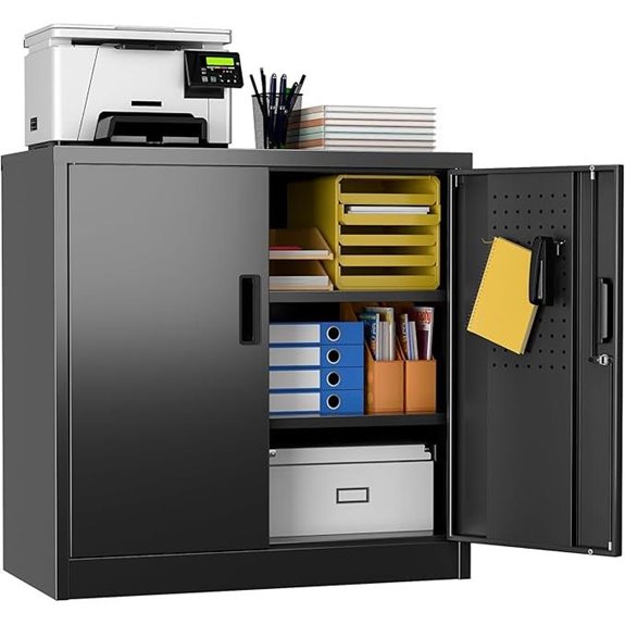 lockable steel storage cabinet