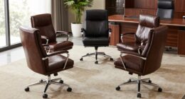 luxury leather office chairs