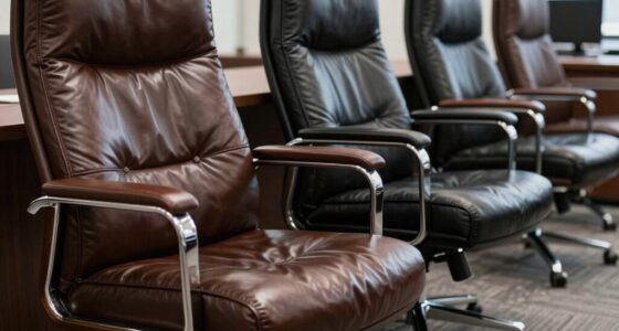 luxury leather office chairs