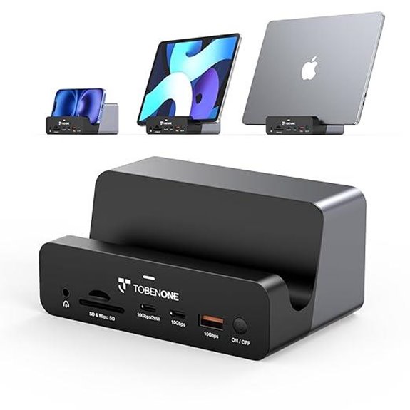TobenONE 18-in-2 MacBook Docking Station with 4K HDMI