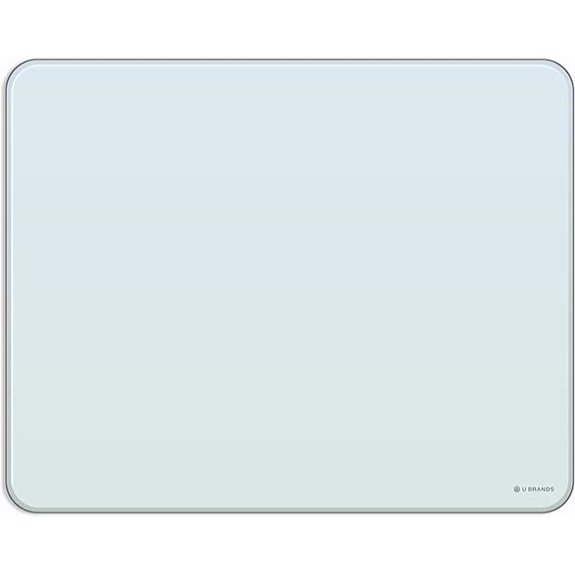 U Brands Magnetic Wall Glass Dry-Erase Board