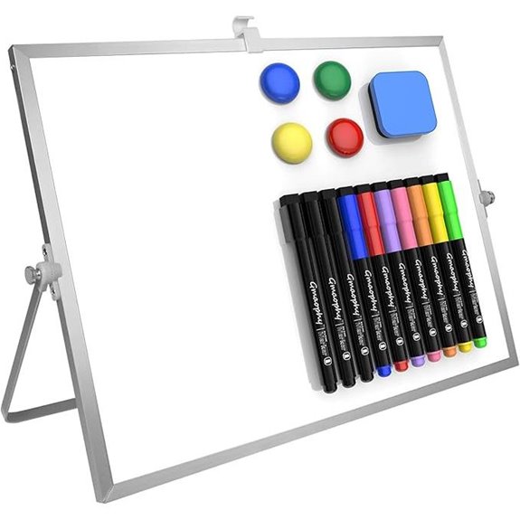 magnetic whiteboard with accessories