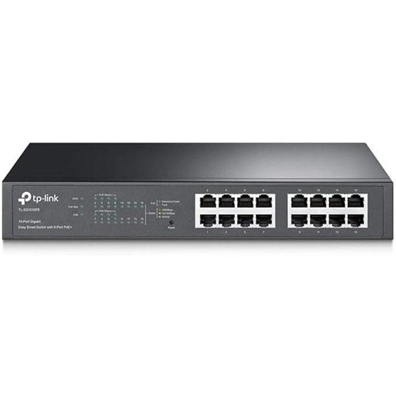 TP-Link 16-Port Gigabit PoE Switch with Managed Features