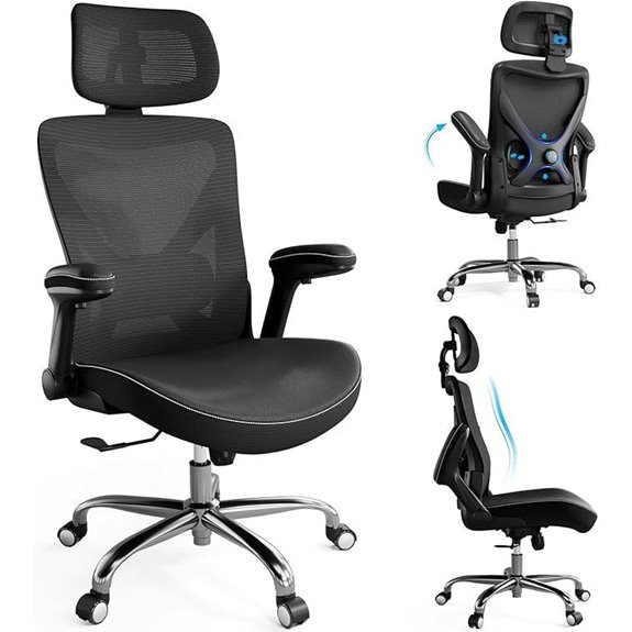 mesh lumbar support chair
