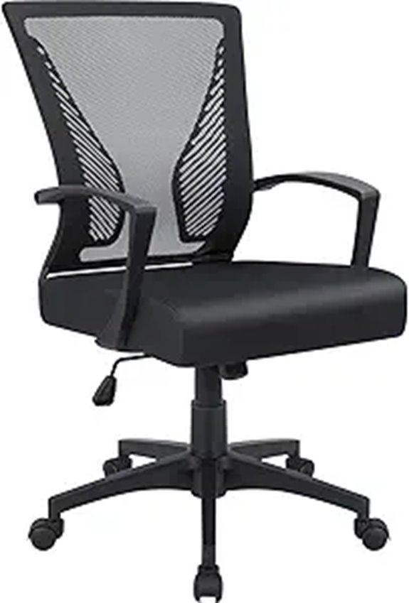 Furmax Ergonomic Office Mesh Desk Chair with Armrest