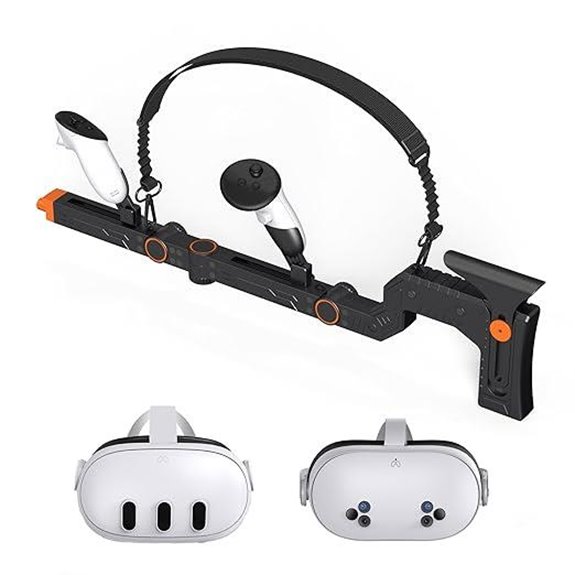 VR Gun Stock for Meta Quest 3/Oculus Quest 3