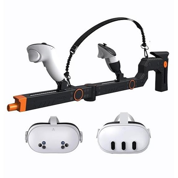 VR Gun Stock for Meta Quest 3 & Quest 3S