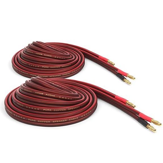 Micca 14 Gauge Copper Speaker Cables 2 Pack
