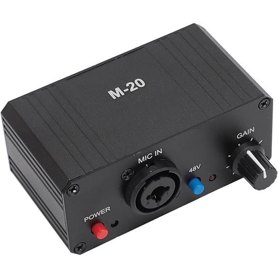 Mic Preamplifier with 48V Phantom Power