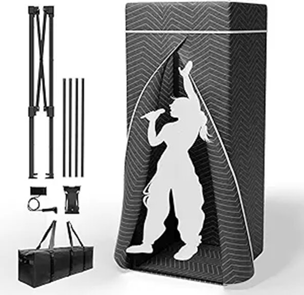 Portable Vocal Booth with Travel Bag