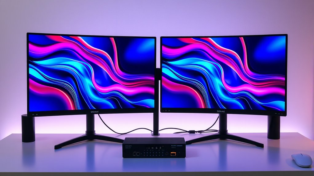 monitor selection for dual
