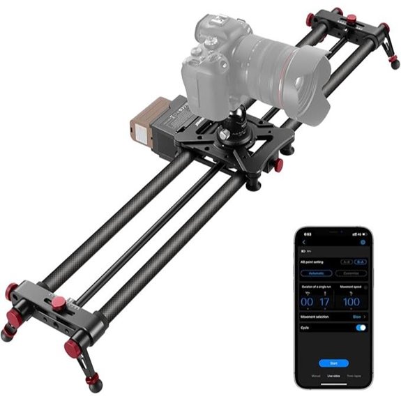 NEEWER 31.5 Motorized Camera Slider with App Control