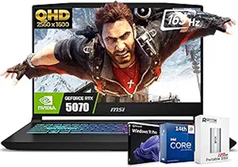 MSI Katana HX Gaming Laptop with RTX 5070