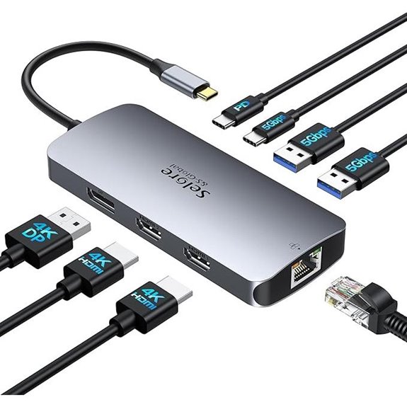 Selore Multi-Monitor USB-C Docking Station with Ethernet