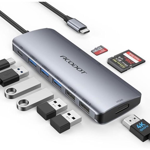 Acodot 9-in-1 USB-C Hub with 4K HDMI