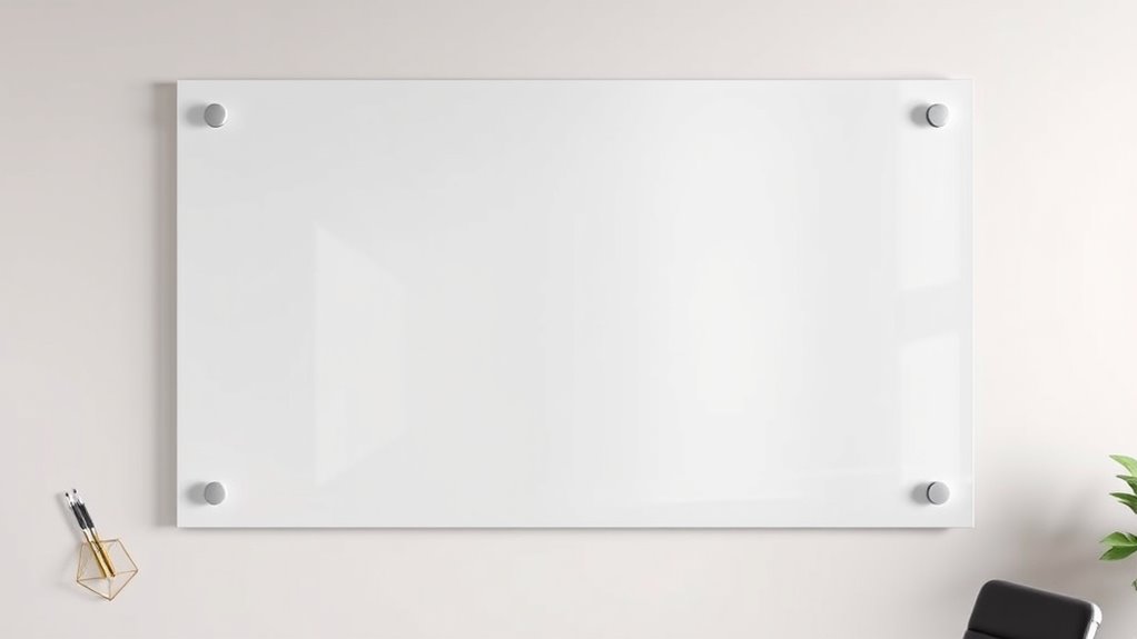 office friendly glass whiteboard selection