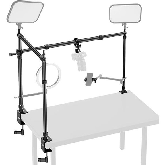 NEEWER Overhead Camera Mount Rig with Dual Ball Head