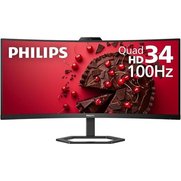 Philips 34 UltraWide QHD Monitor with Webcam
