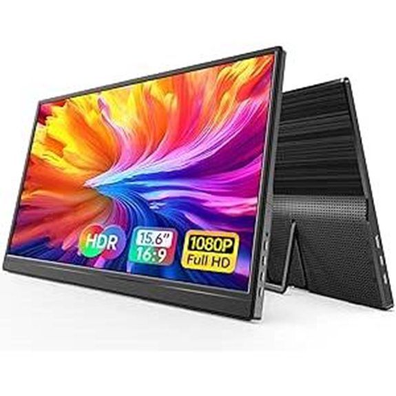 WGK 15.6 Portable 1080P Monitor with Speakers