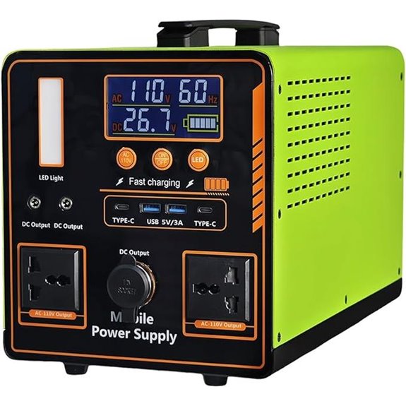 portable 1216wh lifepo4 power station