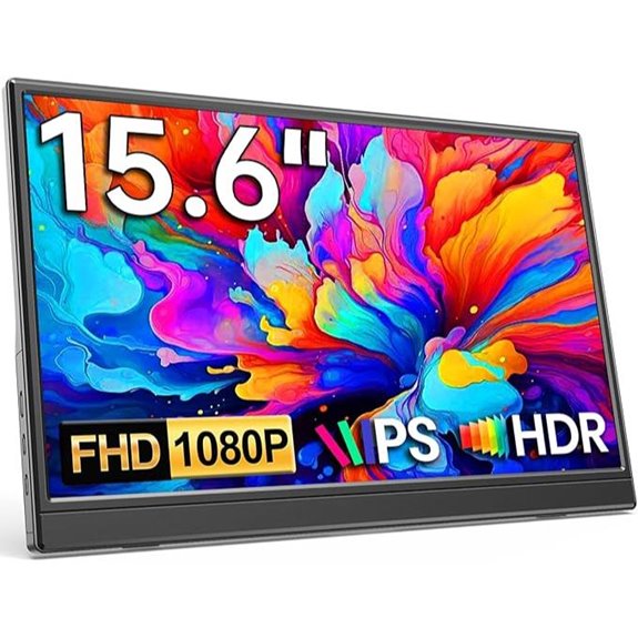 KQC 15.6 Portable 1080P FHD IPS Monitor