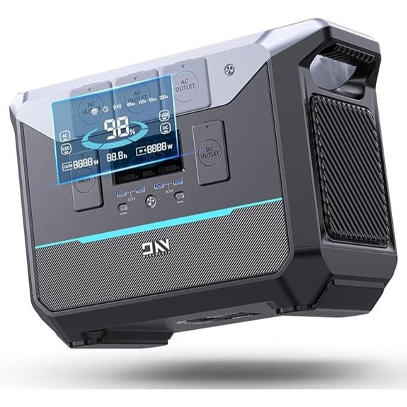 Portable 1800W Power Station with Solar & Backup