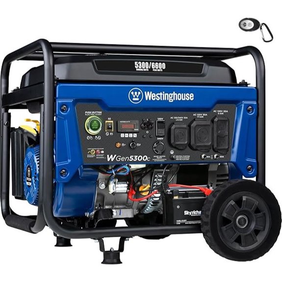 Westinghouse 6600W Portable Generator with Remote Start