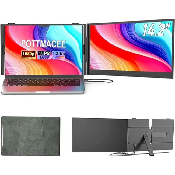 14.2 Portable FHD IPS Laptop Screen Extender