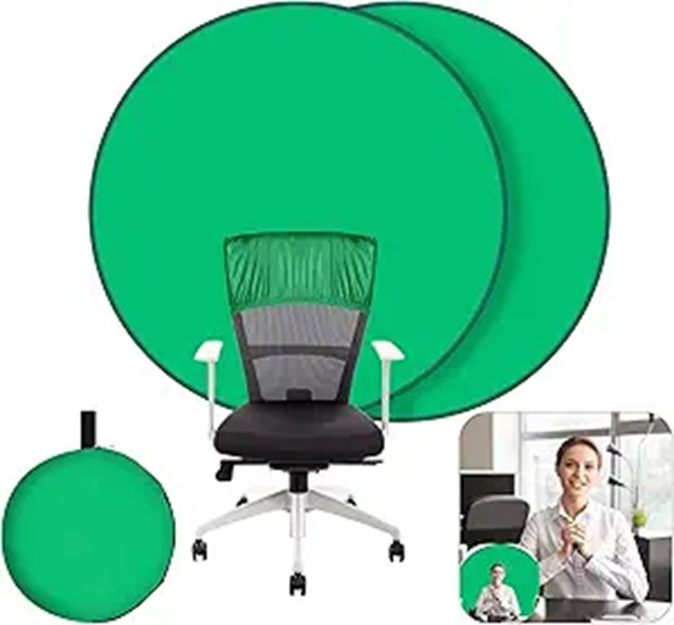 portable green screen chair