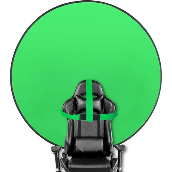 Portable Green Screen Chair with Stand