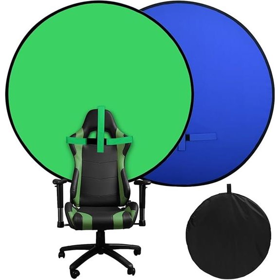 portable green screen setup