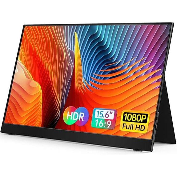 VILVA 15.6 Portable Monitor with Speakers and Cover