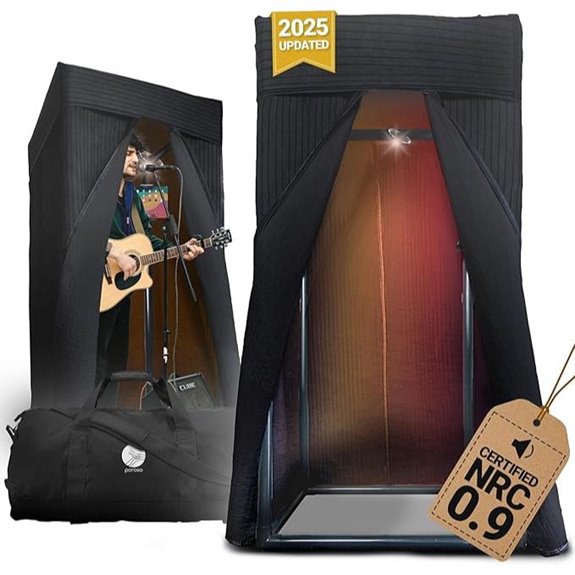 Portable Recording Sound Booth with Travel Bag