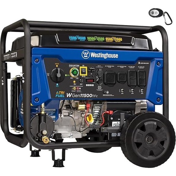Westinghouse Tri-Fuel Portable Generator with Remote Start
