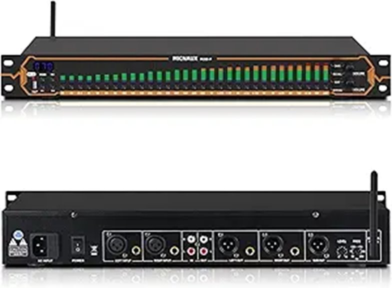 Professional 31-Band Home Audio Equalizer with Spectrum