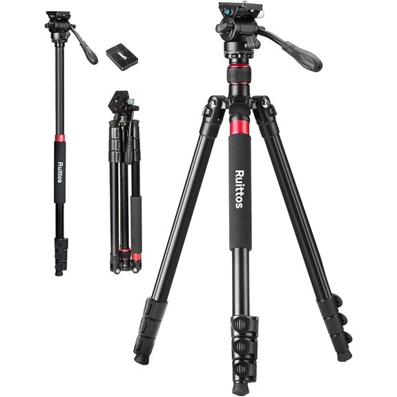 Professional 70 Camera Tripod with Fluid Head