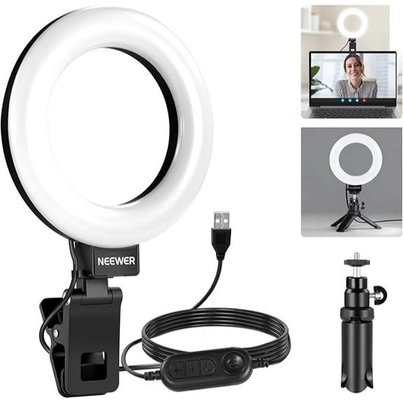 NEEWER 5 Ring Light for Video Conferencing