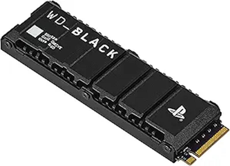 WD_BLACK SN850P 4TB NVMe SSD for PS5 with Heatsink