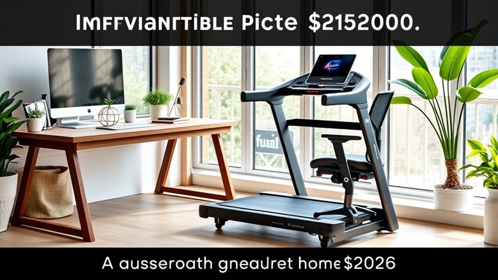 quiet safe connected treadmill