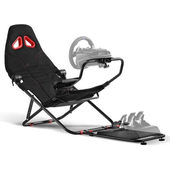 DIWANGUS Racing Simulator Cockpit with Seat and Wheel Stand