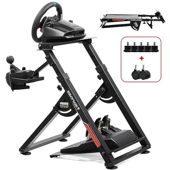 GTPLAYER Racing Wheel Stand for Logitech & Thrustmaster