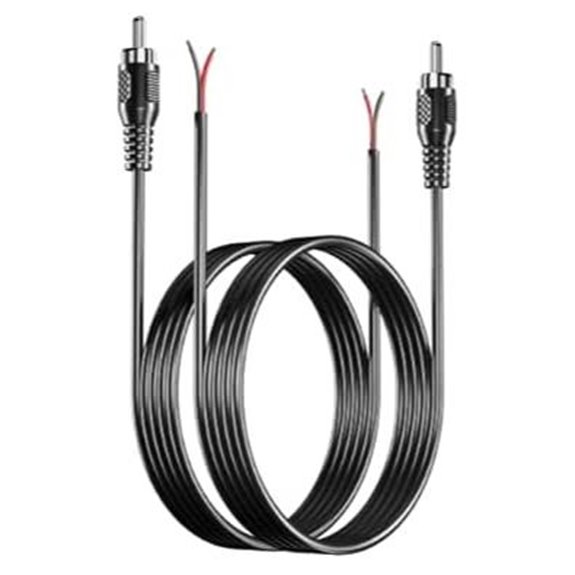 BERLAT RCA to Speaker Wire Adapter (2 Pack)