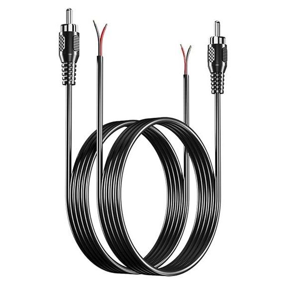 PANPEO RCA to Speaker Wire Adapter (2 Pack)