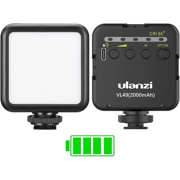 ULANZI VL49 Rechargeable LED Video Light for Cameras
