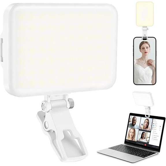ALTSON 60 LED Selfie Light with Tripod and Rechargeable