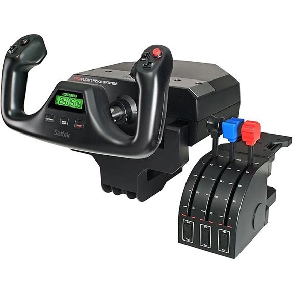 Logitech G Saitek PRO USB Flight Yoke System (Renewed)