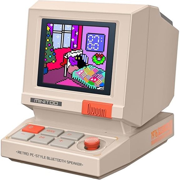 Divoom MiniToo Retro PC Speaker with Pixel Screen