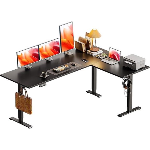 Casaottima 63-Inch Reversible Electric Standing Desk