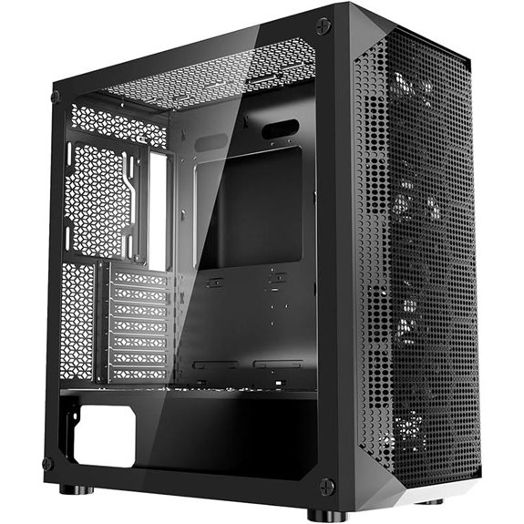 VEVOR Full-Tower Gaming PC Case with RGB Fans