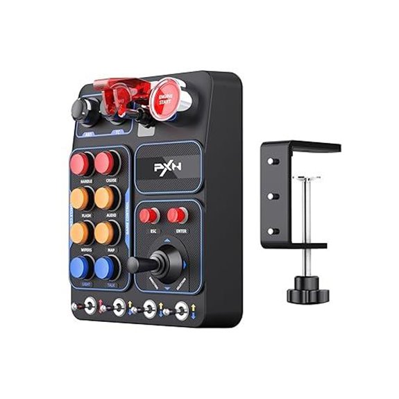 PXN Sim Racing Button Box with RGB Lighting